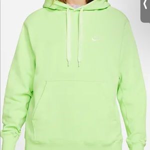 Lime green Nike hoodie